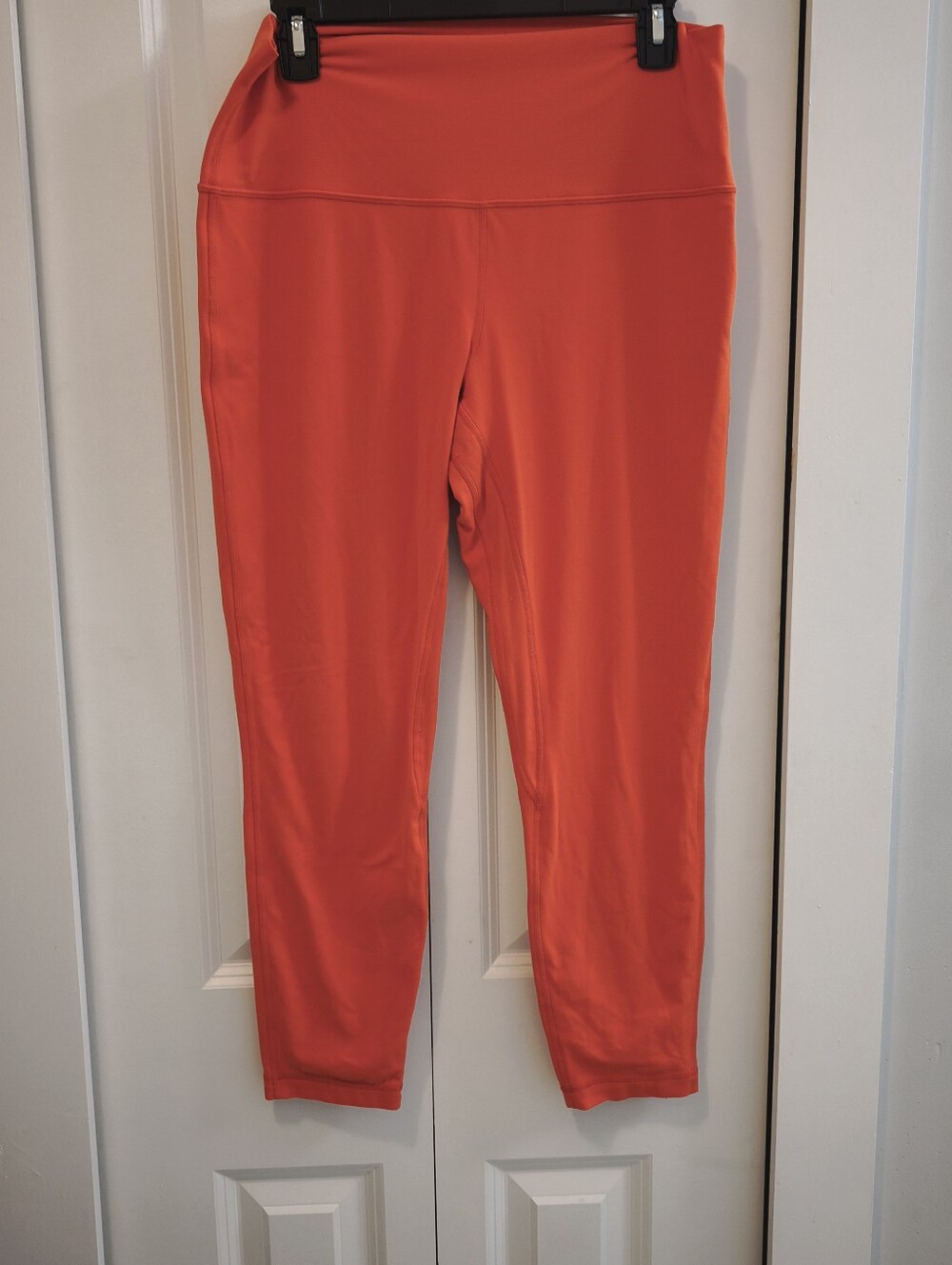 Lululemon Align High Rise 25" Leggings Size 12 Orange Soda Nulu W5CTCS